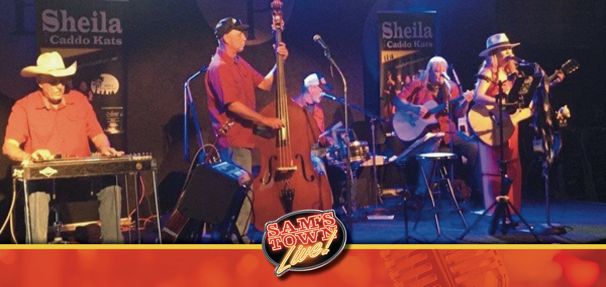 Sheila & The Caddo Kats at Sam's Town Live